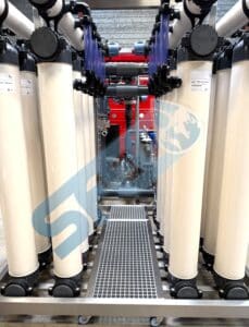 Unité industrielle de traitement d'eau par Ultrafiltration (70 m3/h)