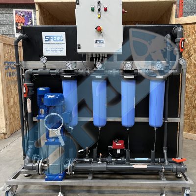 Dispositif 1 de recyclage d'eau de process industriel - France